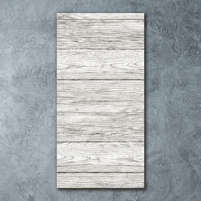 Cuadro de metacrilato vertical Fondo de madera