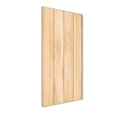 Cuadro de metacrilato moderno efecto cristal vertical Fondo de madera