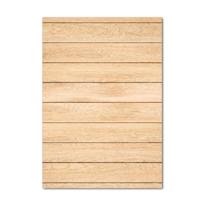 Cuadro de metacrilato moderno efecto cristal vertical Fondo de madera