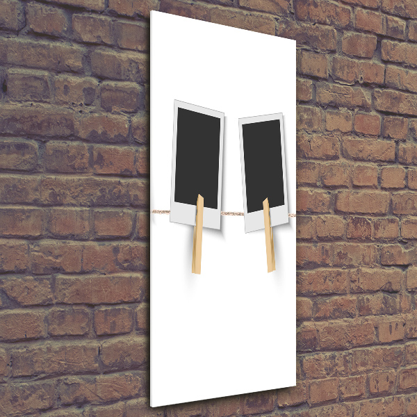 Cuadro de metacrilato moderno efecto cristal vertical Marcos de fotos