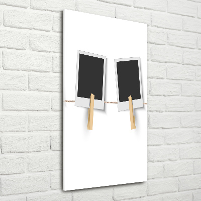 Cuadro de metacrilato moderno efecto cristal vertical Marcos de fotos