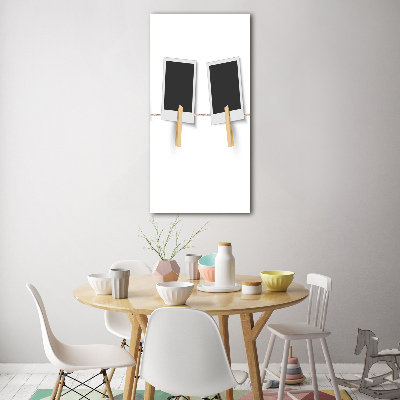 Cuadro de metacrilato moderno efecto cristal vertical Marcos de fotos