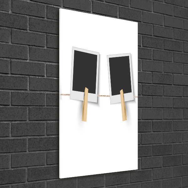 Cuadro de metacrilato moderno efecto cristal vertical Marcos de fotos