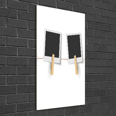 Cuadro de metacrilato moderno efecto cristal vertical Marcos de fotos