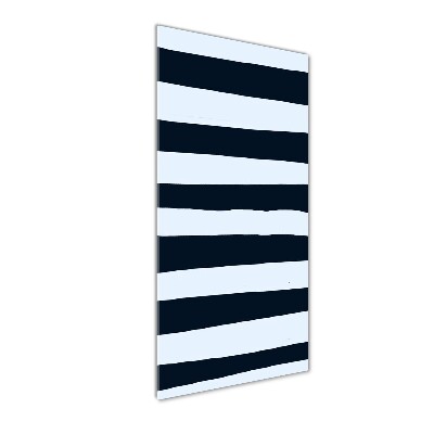 Cuadro decorativo en acrílico brillante vertical Fondo rayado