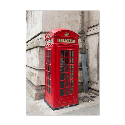 Cuadro decorativo en acrílico brillante vertical Londres