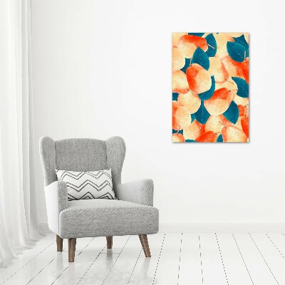 Cuadro decorativo en acrílico brillante vertical Peras