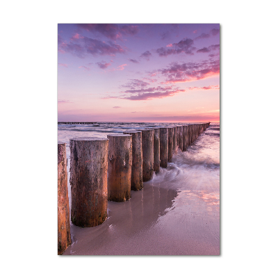 Cuadro de metacrilato vertical Rompeolas