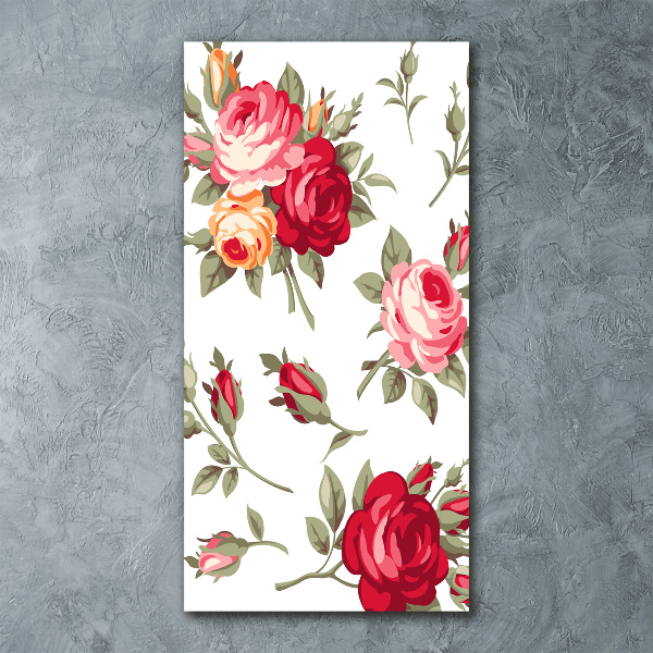 Cuadro decorativo en acrílico brillante vertical Brezo