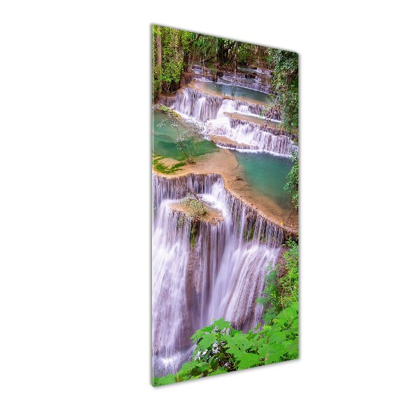 Cuadro de metacrilato moderno efecto cristal vertical Cascada
