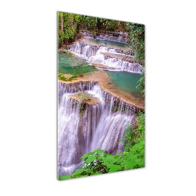 Cuadro de metacrilato moderno efecto cristal vertical Cascada