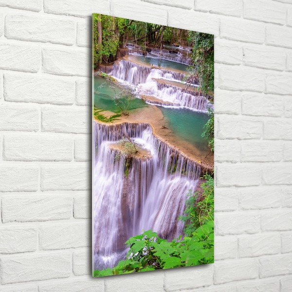 Cuadro de metacrilato moderno efecto cristal vertical Cascada
