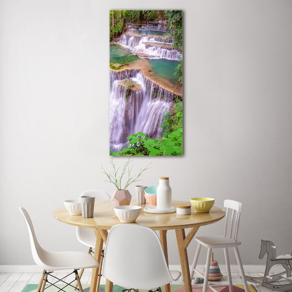 Cuadro de metacrilato moderno efecto cristal vertical Cascada