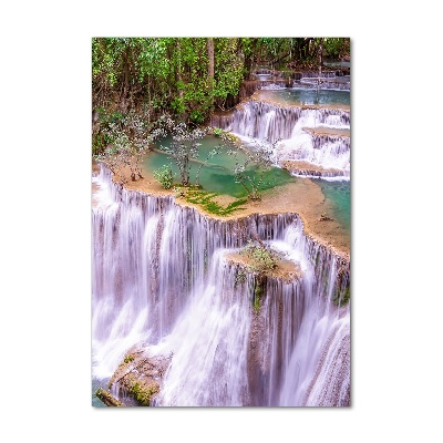 Cuadro de metacrilato moderno efecto cristal vertical Cascada