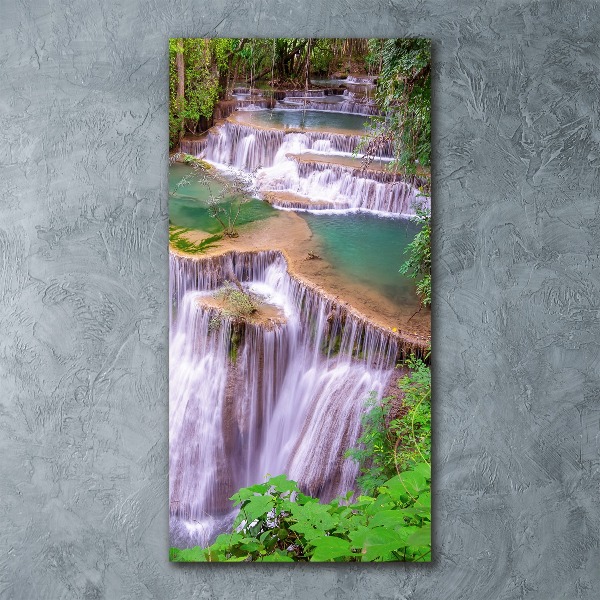 Cuadro de metacrilato moderno efecto cristal vertical Cascada