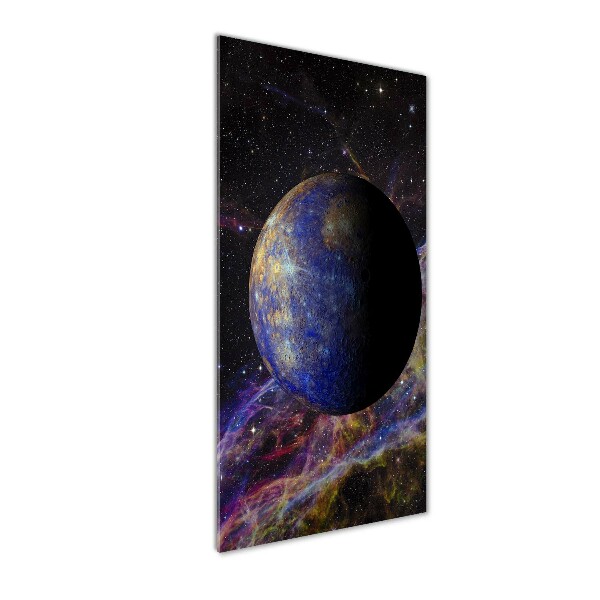 Cuadro decorativo en acrílico brillante vertical Mercurio