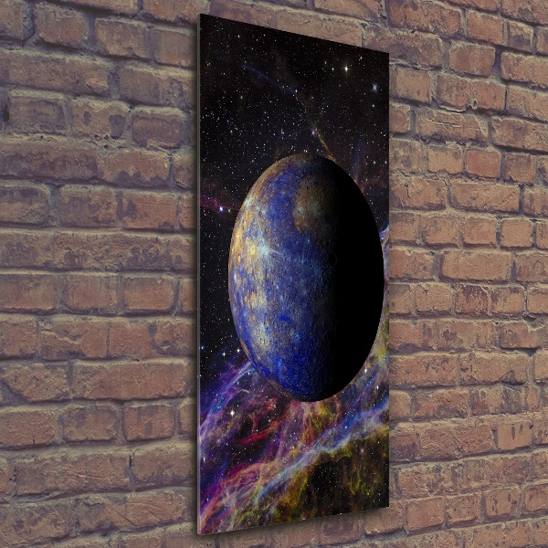 Cuadro decorativo en acrílico brillante vertical Mercurio