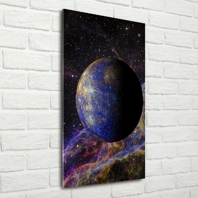 Cuadro decorativo en acrílico brillante vertical Mercurio