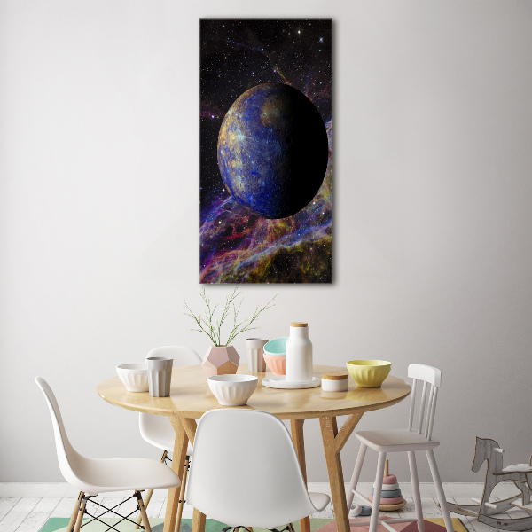 Cuadro decorativo en acrílico brillante vertical Mercurio