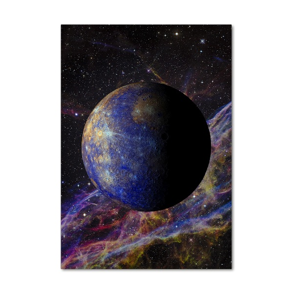 Cuadro decorativo en acrílico brillante vertical Mercurio