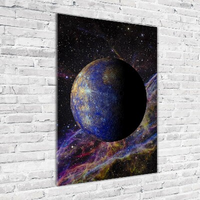 Cuadro decorativo en acrílico brillante vertical Mercurio