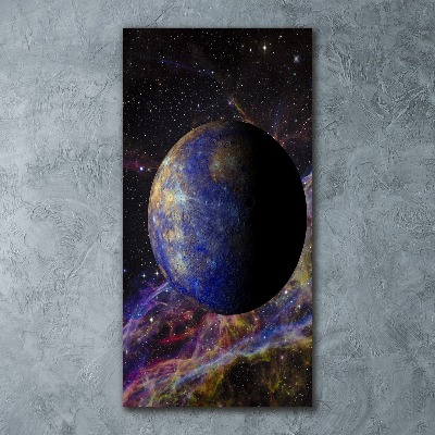 Cuadro decorativo en acrílico brillante vertical Mercurio