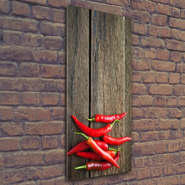 Cuadro de metacrilato vertical chiles