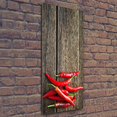 Cuadro de metacrilato vertical chiles