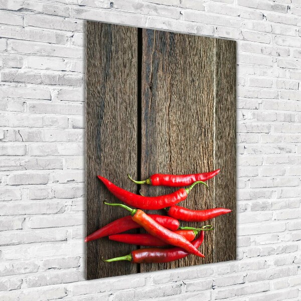 Cuadro de metacrilato vertical chiles