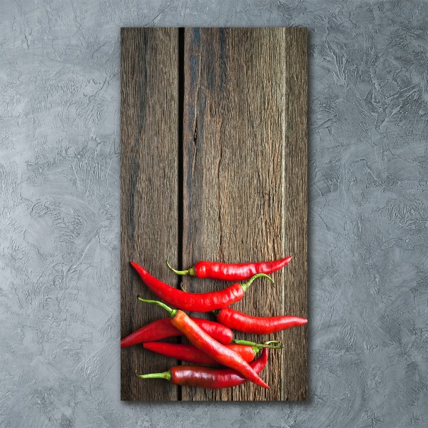 Cuadro de metacrilato vertical chiles