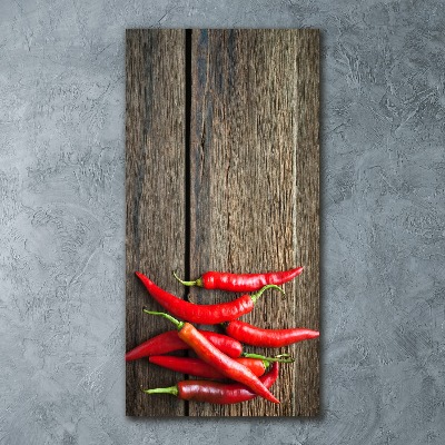Cuadro de metacrilato vertical chiles