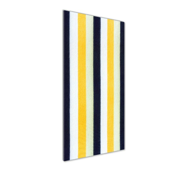 Cuadro decorativo en acrílico brillante vertical Fondo rayado