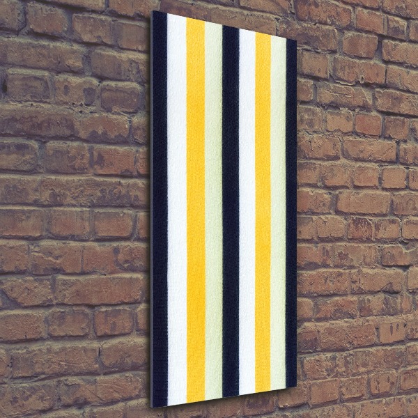 Cuadro decorativo en acrílico brillante vertical Fondo rayado