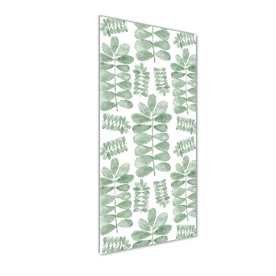 Impresión en metacrilato de alta calidad vertical hojas de eucalipto