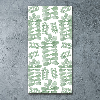 Impresión en metacrilato de alta calidad vertical hojas de eucalipto