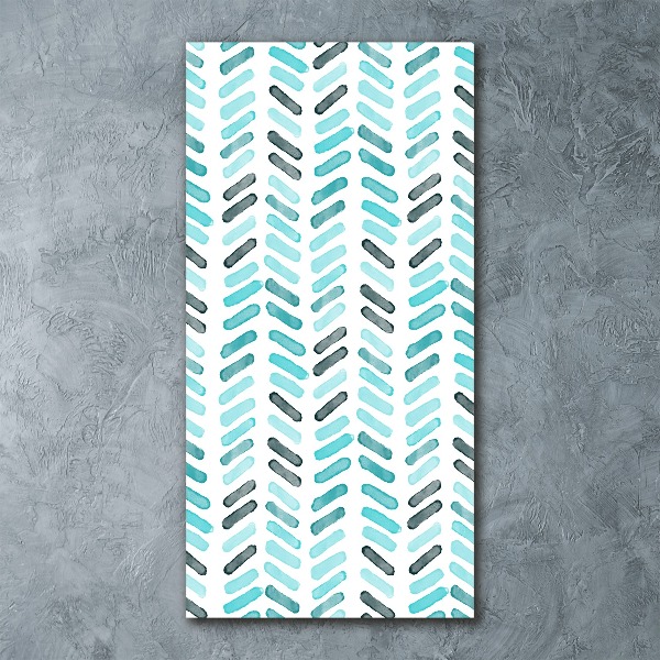 Impresión en metacrilato de alta calidad vertical Espiga azul