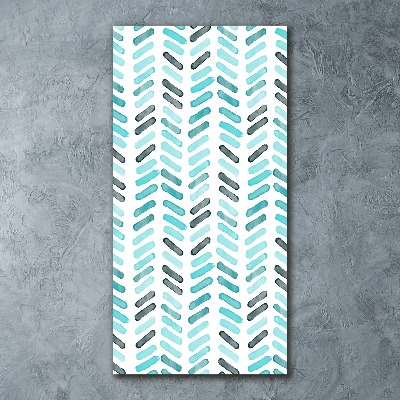 Impresión en metacrilato de alta calidad vertical Espiga azul