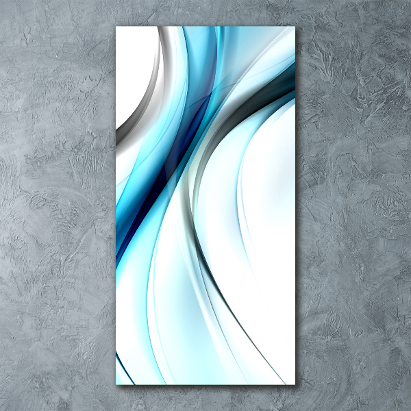 Cuadro de metacrilato vertical Onda abstracta