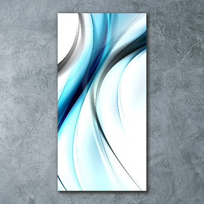 Cuadro de metacrilato vertical Onda abstracta