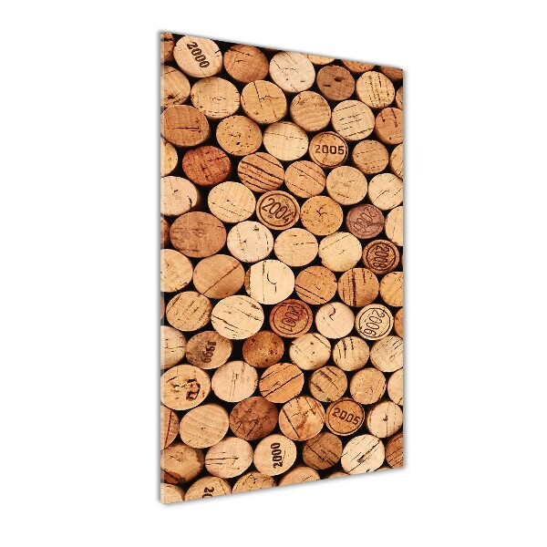Cuadro de metacrilato vertical corchos de vino