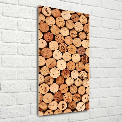 Cuadro de metacrilato vertical corchos de vino