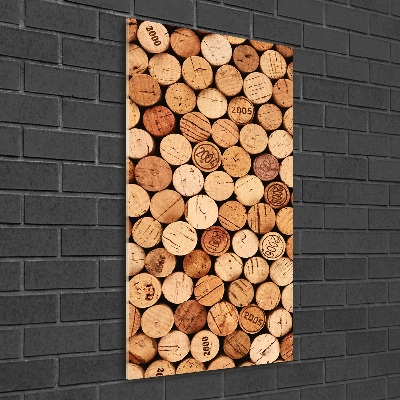 Cuadro de metacrilato vertical corchos de vino