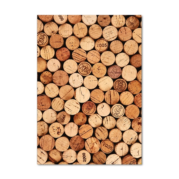 Cuadro de metacrilato vertical corchos de vino