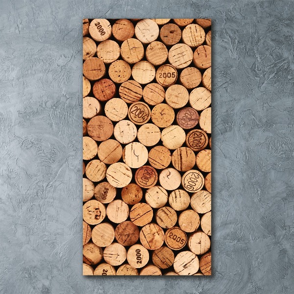 Cuadro de metacrilato vertical corchos de vino