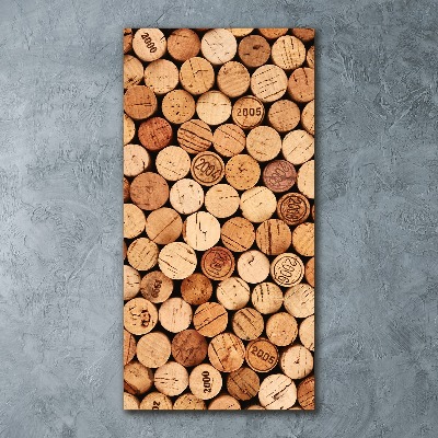 Cuadro de metacrilato vertical corchos de vino