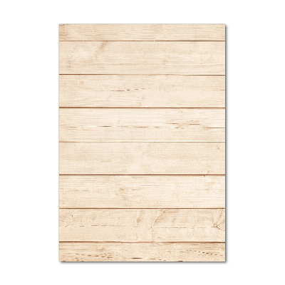 Cuadro decorativo en acrílico brillante vertical Fondo de madera