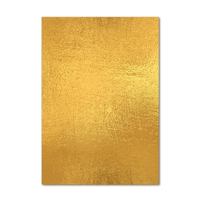 Cuadro de metacrilato moderno efecto cristal vertical Fondo de lámina de oro