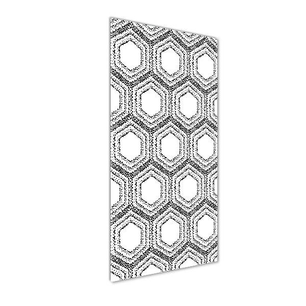 Cuadro de metacrilato vertical Fondo geométrico