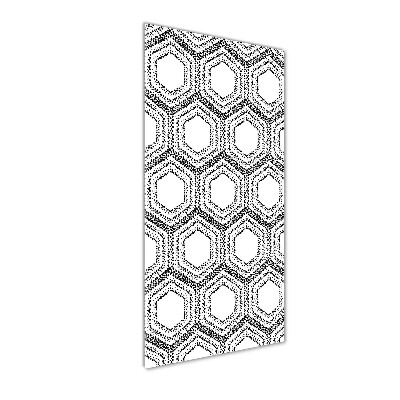 Cuadro de metacrilato vertical Fondo geométrico