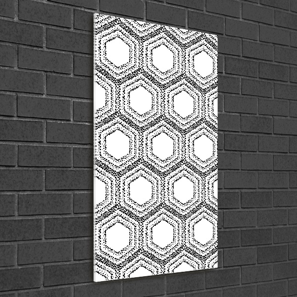 Cuadro de metacrilato vertical Fondo geométrico